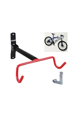 Bisiklet Yatay Duvar Askısı Bisiklet Duvar Askı Aparatı 25 Kg Taşıma Kapasiteli