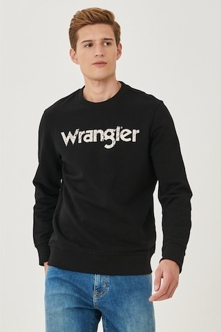Wrangler Regular Fit Normal Kesim Erkek Siyah Sweatshirt Siyah Wrangler Regular Fit Normal Kesim Erkek Siyah Sweatshirt Siyah