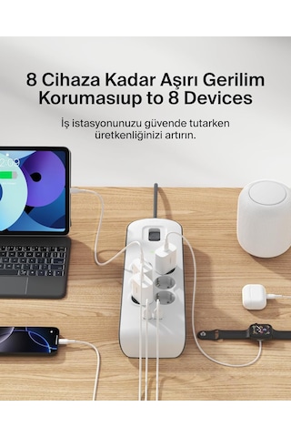Belkin Surge Plus 6'lı Çoklu Priz