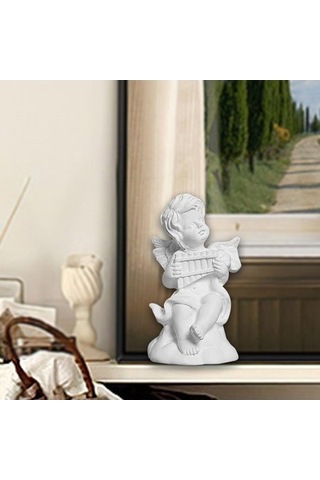 Lijinxu Küçük Melek Heykeli Reçine 3.5x3.5x6.5cm-flüt