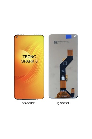 Teknonet Tecno Spark 6 Uyumlu Lcd+dokunmatik