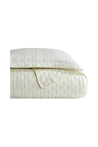 Elart Yatak Örtüsü 3 Parça Çift Kişilik Helena Ekru