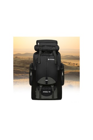 Padalink Yeni Model 70 Litre Kapasiteli Outdoor Spor Sırt Çantası - Gece Görünürlük Şeritli, Dayanıklı Naylon Malzeme, Yetişkinler İçin Unisex Tasarım Çok Renkli