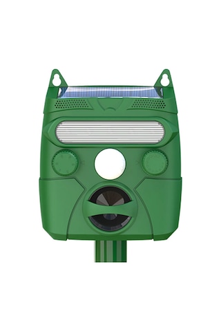 Uu0383 Ultra-sonik Hayvan Kovucu Açık Havada Hareket Sensörlü Yeşil