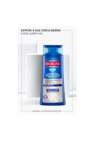 Bioblas Thermal Expert Men Kepek ve Saç Dökülmesine Karşı Şampuan 360 Ml