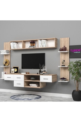 Luna Tv Ünitesi Mdf Antrasit