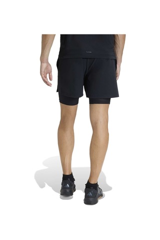 Adidas Erkek Şort D4t 2ın1 Shorts Kf6431 Siyah