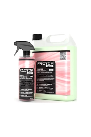 Factor360 Otomobil Böcek Sinek Temizleyici 5l