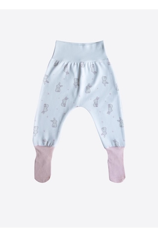 Kitikate Organik Cute Rabbit 3'lü Çoraptolon Pembe Pembe