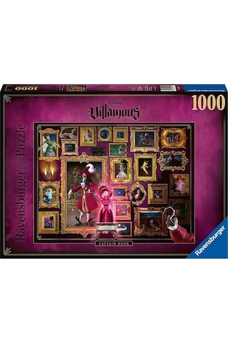 Ravensburger 1000 Parça Puzzle WD Villain Kaptan Kanca 150229