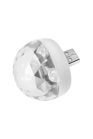 4W Magic Ball Araç İçi USB Disko Topu