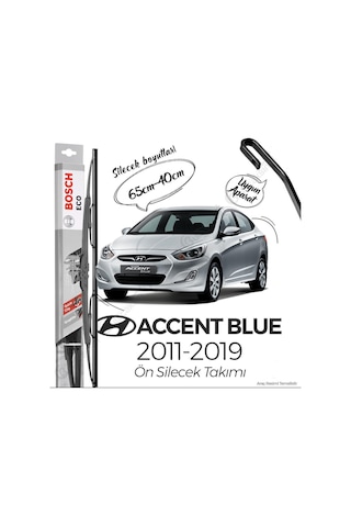 Hyundai Accent Blue Silecek Takımı Bosch Eco 2011-2019