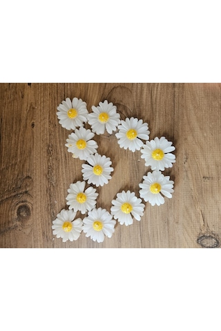 Bernami Vazo Pinterest Suda Yüzen Hediyelik Kokulu Papatya Mum - 1 Adet Diğer