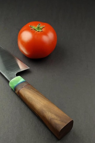 Depo Trend Depotrend Aura Serisi Zülfikar Özkan Imzalı Santoku Japon Chef Bıçağı Çok Renkli