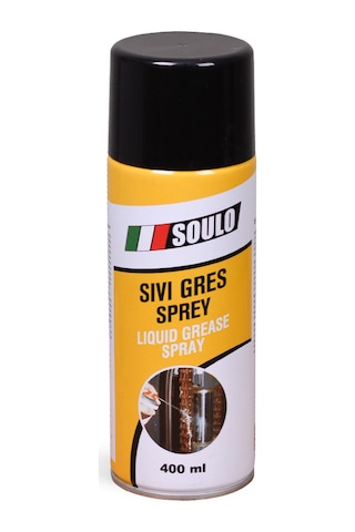 Soulo Kapı Menteşe Ses Ve Gıcırtı Kesici Sprey Sıvı Gres Yağı 400 ML