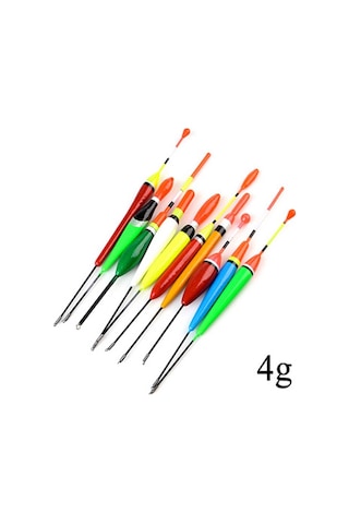 Balıkçılık Şamandıra 10 Adet/paket Çok Renkli Şamandıra Pesca Barguzinsky Köknar Şamandıra 3g-5g Sazan Balıkçılık Aksesuarları 4g