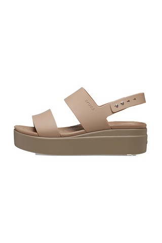 Crocs Brooklyn Low Wedge Kadın Sandalet 206453-2el-kahverengi Kahverengi
