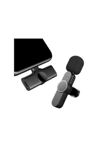Iphone Girişli Telefon Uyumlu Wireless Youtube Tiktok Yayın Kablosuz Yaka Mikrofonu
