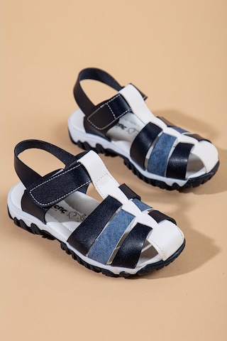 Şirin Bebe 3315 Laci Beyaz Erkek Çocuk Sandalet Ayakkabı