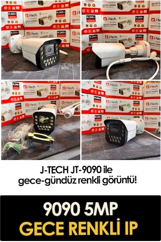 8 Kameralı Ip Set 500gb 9090 5mp Mikrofonlu Hd Gece Renkli Güvenlik Kamerası Sistemi -cepten İzle