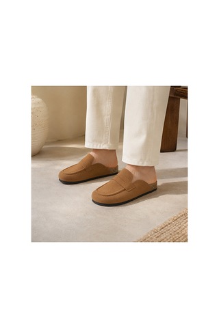 Dad Wolf Dadwolf Naples Wrapped 1029675 Loafer Terlik Mantar Taban Hafif Kaymaz Rahat Arkası Açık Günlük Mako Çok Renkli