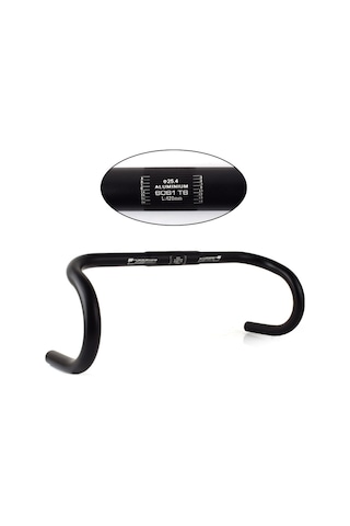 Qingmipy Yol Bisikleti Alüminyum 25.4 Cm Manubri: Dayanıklı, Konforlu Tutuş, Kolay Kurulum - Yol Bisikletleri İçin Siyah Mat