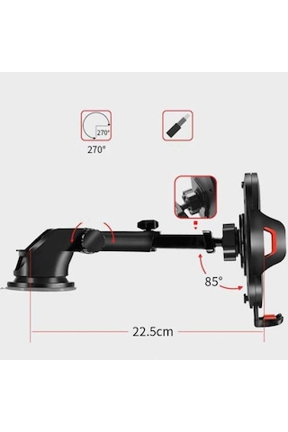 Carmind Uzayabilen Araç Telefon Tutucu Karbon Hd05