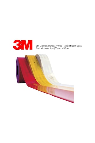 Sarı Diamond Grade™ 983 Reflektif Şerit 1 Mt Sarı