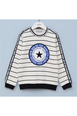 Wanex Erkek Çocuk Uzun Kol Kalın Sweatshirt - 15720 Lacivert