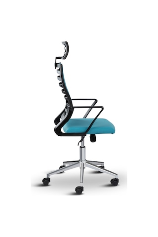 Rigel Başlıklı Ofis Koltuğu Çalışma Koltuğu Turkuaz