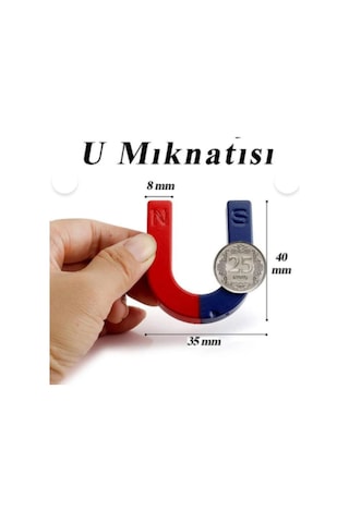 2 Adet U Mıknatıs Nal Tipi Mıknatıs
