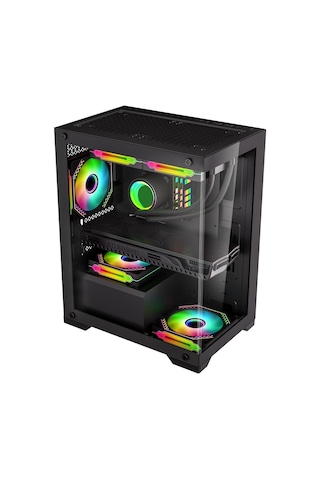 Xaser XSR1022 i5-7400 16 GB 512 GB SSD 4 GB GTX1050Ti 24" Free Dos Masaüstü Oyuncu Bilgisayarı