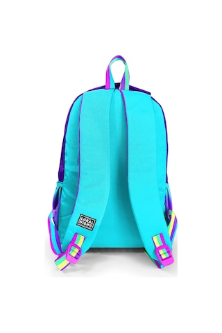Coral High Kids Rainbow Fermuarlı Mor Üç Bölmeli Okul Sırt Çantası 23662