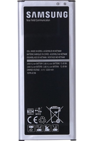 Samsung Galaxy Note 4 N910 Uyumlu Batarya Pil Servis Eb-bn910bbu