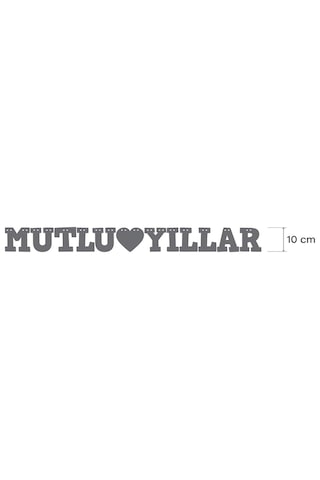 Mor Mutlu Yıllar Yazılı Banner, Yeni Yıl, Doğum Günü Partisi, Simli Eva Banner Tüm Yaşlar