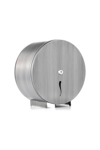 ARGESAN-Paslanmaz Çelik Jumbo WC Kağıtlığı MINI Q22 cm-ESKİTME