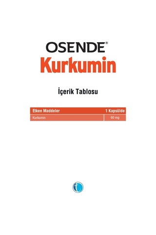 Osende Kurkumin 30 Yumuşak Kapsül