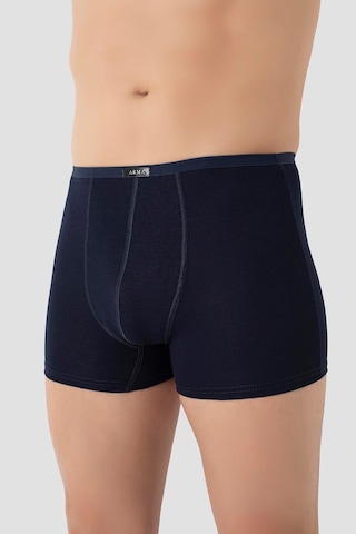 Arma Yıldız Erkek İnce Bel Lastikli Bambu Boxer Lacivert 5'li Paket Lacivert