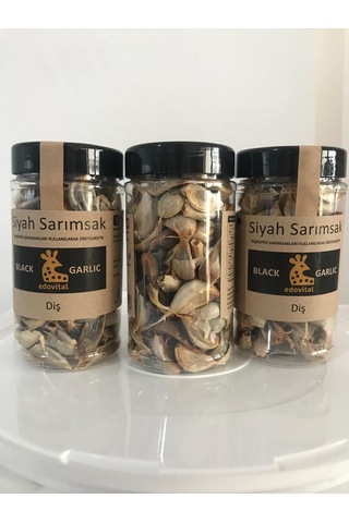 Edovital Soyulmamış Diş Siyah Sarımsak 3 x 150 G