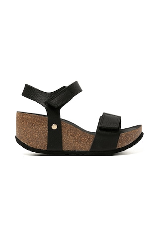 Terlik Kadın Bılbao G106319 Genuins Embossed Leather Dark Leather Dark