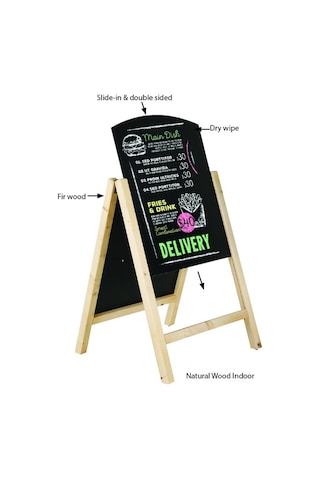 Timber Board Kaldırım Panosu - Duba 60 x 80 CM