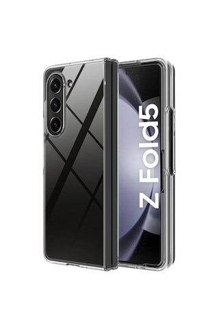 Zore Galaxy Z Fold 5 Uyumlu Msra Droga Kılıf-renksiz Renksiz