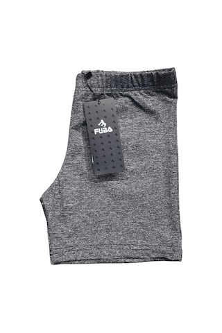 Fuba Kadın Kısa Tayt Gri Gri