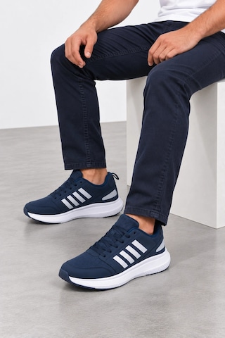 Ht Hotin Aeris Erkek Bağcıklı Günlük Sneaker Spor Ayakkabı - Lacivert