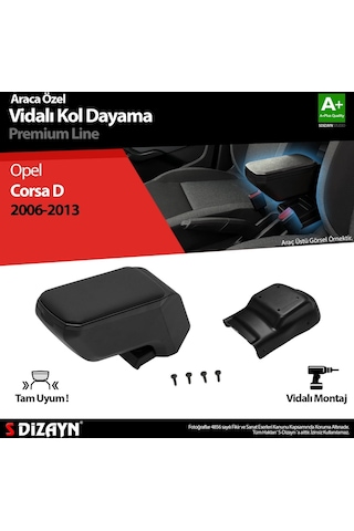 Opel Corsa D Kol Dayama Kolçak Abs Vidalı Siyah 2006-2013 A+kalite