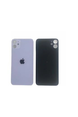 Iphone 11 Uyumlu Arka Pil Kapağı Mor Çok Renkli