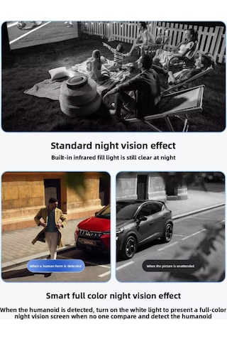 Smart Ip Kamera 4mp Ultra Hd Wifi Gece Görüşlü Hareket Algılama İki Yönlü Ses 2.4ghz Bağlantı