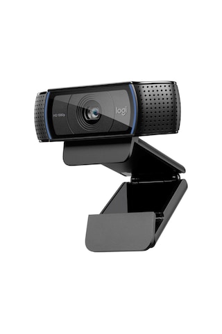 Amazon İçin Logitech C920 Hd Pro Web Kamerası, Full Hd 1080p/30fps Görüntülü Arama, Net Stereo Ses, Hd Işık Düzeltme, Skype, Zoom, Facetime Ve Hangouts İçin, Pc/mac/dizüstü Bilgisayar/Apple Uyumlu Macbook/tabletler - Siyah