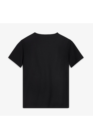 Converse High Tops Kadın Nakışlı Siyah T-shirt