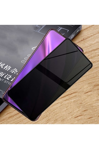 Oppo Reno 2z Uyumlu Davin 5d Privacy Cam Zore Ekran Koruyucu